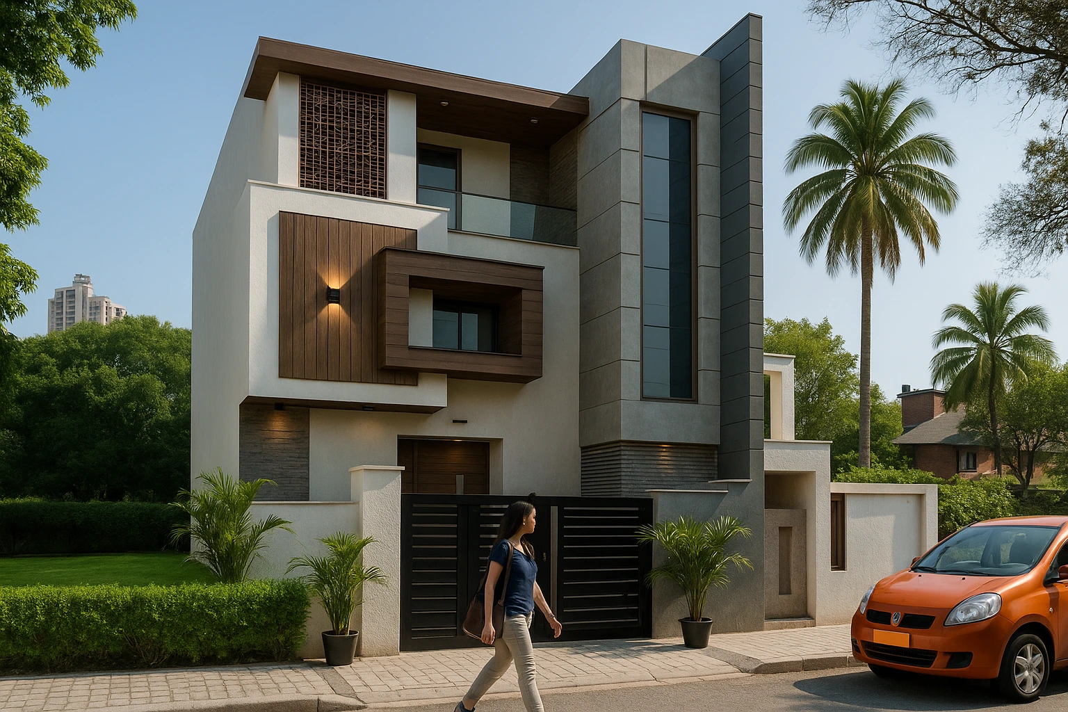 Modern Family Home - A luxurious penthouse combining modern aesthetics with panoramic city views and premium finishes.